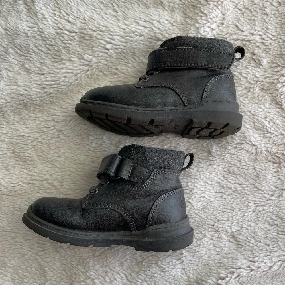 Cat and Jack black work boot dress boot